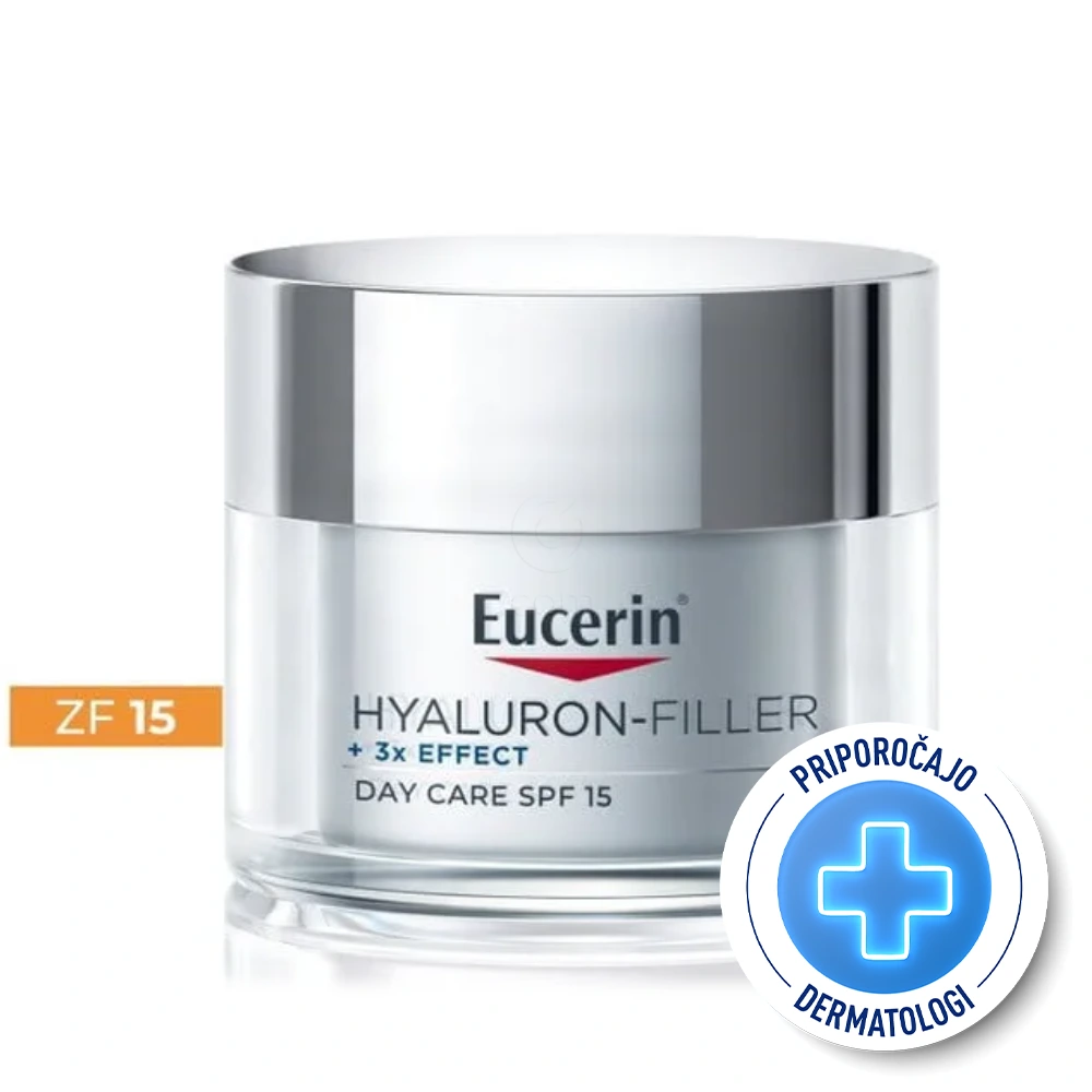 Eucerin Hyaluron-Filler, dnevna krema - suha koža - ZF 15 (50 ml)